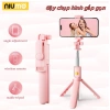 NIUMO Gậy chụp hình gấp gọn 360 độ remote Bluetooth đèn LED - 70.000₫