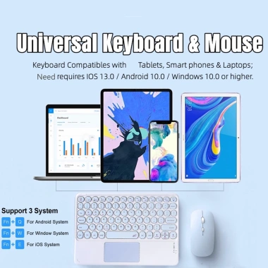 NIXXOS Bao Da Bàn Phím Bluetooth cho iPad 10.2 & 10.9 - iPad 7/8/9, Air4/5, Pro 11 - Giá 291,492 VND