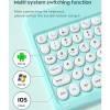 NIXXOS Bộ Bàn Phím Nút Tròn + Chuột Bluetooth Không Dây iOS Android PC Giá 151.800₫ 5