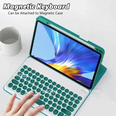 NIXXOS Bộ Bàn Phím Nút Tròn + Chuột Bluetooth Không Dây iOS Android PC Giá 151.800₫