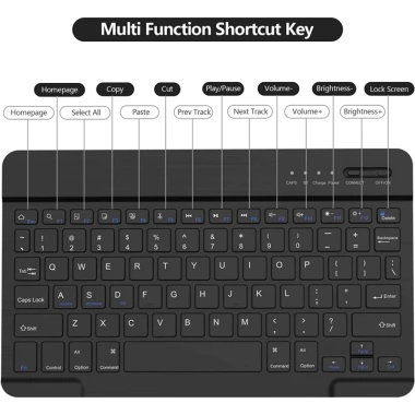 Nixxos Ốp Da Samsung Galaxy Tab + Bàn Phím Bluetooth, Khe Bút, Chuột – Tương Thích S9FE‑S6 – Giá 248.000₫