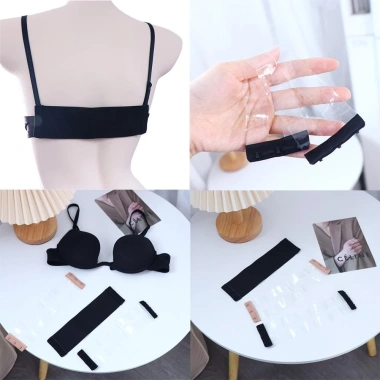 NLINNI Áo Ngực Trong Suốt Mở Rộng 3 Móc Đàn Hồi Không Trơn Trượt - 41.040₫ 5