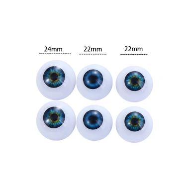 NLINNI Búp Bê Nhãn Cầu DIY 24/22/20mm - Mắt Giả An Toàn Đồ Chơi Rối, 63.800₫