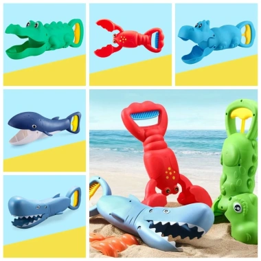 NLINNI Cát Grabber Đồ Chơi Tôm Hùm Móng Vuốt - Bộ Giáo Dục Cá Mập Cá Sấu Nhiều Màu, Phụ Kiện Bãi Biển, Bể Bơi - 135.300₫