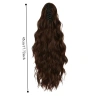 NLINNI Claw Clip Đuôi Ngựa 18inch Sóng Xoăn Tự Nhiên, Phụ Kiện Nữ Giá 172.800₫ 2