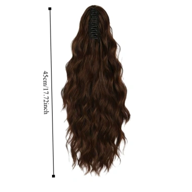 NLINNI Claw Clip Đuôi Ngựa 18inch Sóng Xoăn Tự Nhiên, Phụ Kiện Nữ Giá 172.800₫ 2