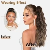 NLINNI Claw Clip Đuôi Ngựa 18inch Sóng Xoăn Tự Nhiên, Phụ Kiện Nữ Giá 172.800₫ 8