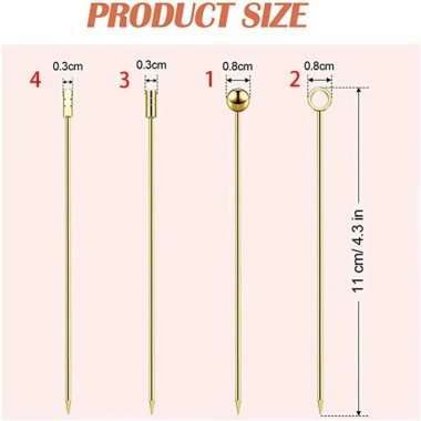 NLINNI Cocktail Picks Dụng Cụ Nhà Bếp Tiệc Thanh Trang Trí Tăm Ưu Đãi 64,900₫