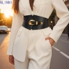 NLINNI Corset Da PU Gái Cay Màu Trơn - Thắt Lưng Rộng Giảm Béo Co Giãn, 150.700 VND