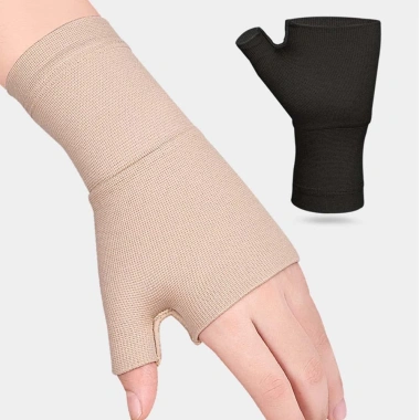 NLINNI Găng tay viêm khớp co giãn, nẹp dây đeo cổ tay, quấn băng, cử tạ - Giá 91.300₫ 9