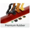 NLINNI Guitar Capo kim nhôm, hạt gỗ hồng, đệm cao su, Pick Holder cho guitar & ukulele 3