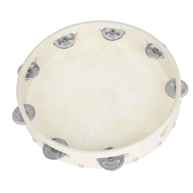 NLINNI Hand Tambourine Da cừu 4-10 inch Trống tambourine giáo dục, giá 69.300₫
