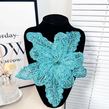 NLINNI Hoa Nhiều Lớp Táo – Quần Áo Cài Áo Miếng Dán Kích Thước Lớn, 3D Sequin Thêu Đính, Giá Ưu Đãi 118.800₫ 7