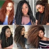 NLINNI Marley Twist 18 inch Afro Kinky Xoăn Tóc Móc Ombre Tự Nhiên - Dài 18 inch, Giá chỉ 176,040₫ (Giảm từ 214,769₫) 5