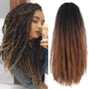 NLINNI Marley Twist 18 inch Afro Kinky Xoăn Tóc Móc Ombre Tự Nhiên - Dài 18 inch, Giá chỉ 176,040₫ (Giảm từ 214,769₫) 8