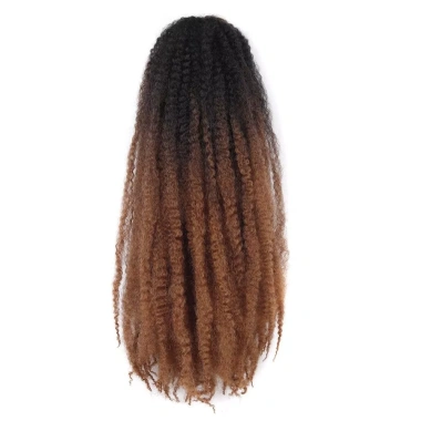 NLINNI Marley Twist 18 inch Afro Kinky Xoăn Tóc Móc Ombre Tự Nhiên - Dài 18 inch, Giá chỉ 176,040₫ (Giảm từ 214,769₫) 9
