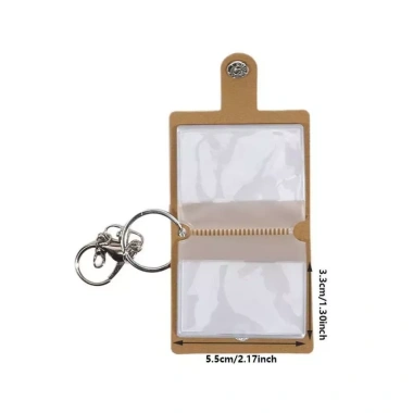NLINNI Mini Album Ảnh 2 inch Ba Lô Móc Khóa PVC Dây Chuyền DIY Ví Đựng Thẻ - Giá chỉ 58.300₫ 2