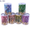 NLINNI Money Bank xi lanh sáng tạo hộp lưu trữ trang trí nội thất Euro 72.600 VND