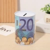 NLINNI Money Bank xi lanh sáng tạo hộp lưu trữ trang trí nội thất Euro 72.600 VND 4