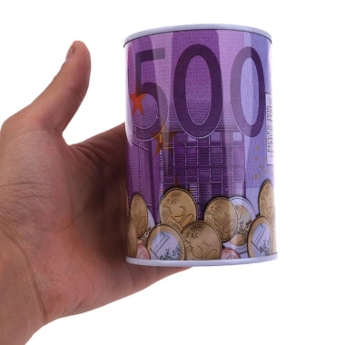 NLINNI Money Bank xi lanh sáng tạo hộp lưu trữ trang trí nội thất Euro 72.600 VND