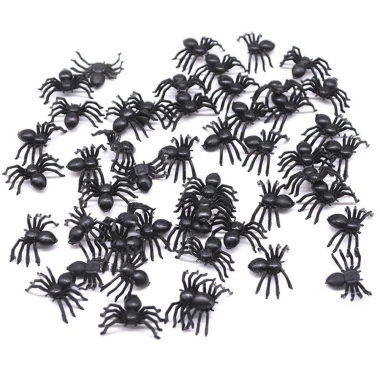NLINNI Nhện Đen Kinh Dị 50 Chiếc - Đồ Trang Trí Halloween và Sinh Nhật, Giá 45.100₫ 3