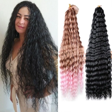 NLINNI Tóc Xoắn Sâu và Sóng Nước Freetress - Móc Tóc Xoăn Ombre Dài, Giá chỉ 122.040đ 6