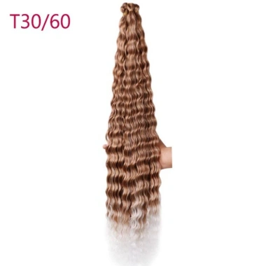 NLINNI Tóc Xoắn Sâu và Sóng Nước Freetress - Móc Tóc Xoăn Ombre Dài, Giá chỉ 122.040đ 9