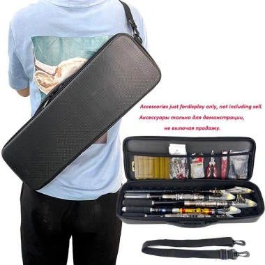 NLINNI Túi Câu Cá Di Động Dây Kéo EVA, Hộp Lưu Trữ Dung Tích Lớn, Bảo Vệ Cần Câu, Giá Ưu Đãi 348.700 VND