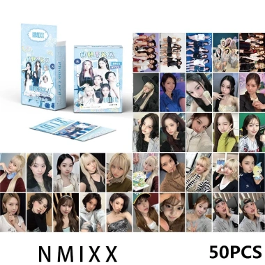 NMIXX Laser Card Set 50 Tấm Thẻ Ảnh KPOP LOMO Giá 57.200đ Hình Nhóm Nhạc Đẹp