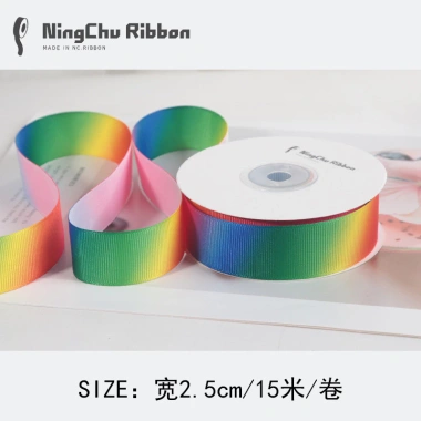 Nơ Cầu Vồng Ren Handmade DTM5 - Ruy Băng Tự Làm, Phụ Kiện Tóc & Hộp Quà
