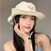 Nơ Dễ Thương Mỏng Nhanh Khô - Nón Leo Núi Vành Rộng Dây Rút - Mũ Ngư Dân 6