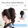 Nơ Đuôi Ngựa Xoăn Gợn Sóng - Kẹp Móng Vuốt Dài Phong Cách Hàn Quốc, Mở Rộng Tóc Giả cho Tóc Nữ - 101.520 VND 4