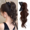 Nơ Đuôi Ngựa Xoăn Gợn Sóng - Kẹp Móng Vuốt Dài Phong Cách Hàn Quốc, Mở Rộng Tóc Giả cho Tóc Nữ - 101.520 VND 7