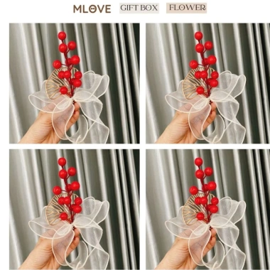 Nơ gói quà ruy băng giảm giá 3.600₫ - Trang trí giỏ và hộp quà Tết siêu đẹp 5