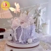 Nơ Ngọc 8mm size 11*20.5cm Nơ Cổ Rượu trang trí bánh sinh nhật, bánh kem, giỏ quà Tết - Giá chỉ 9.869₫ 8