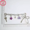 Nơ Ngôi Sao Acrylic Cầu Vồng - Móc Khóa Túi Dễ Thương, Trang Trí Ba Lô, Dây Chuyền 7