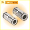 Nối 2 đầu ống khí nén Inox 304 IPU - Độ bền cao, ăn mòn thấp, giá 55.200 VND