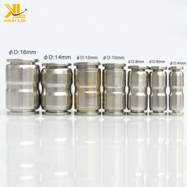 Nối 2 đầu ống khí nén Inox 304 IPU - Độ bền cao, ăn mòn thấp, giá 55.200 VND 2 Nối 2 đầu ống khí nén Inox 304 IPU - Độ bền cao, ăn mòn thấp, giá 55.200 VND 2