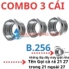 Nối 2 Đầu Ren 21 Răng & 27mm Inox Không Gỉ - Ren 1/2 21mm, 3/4 27mm, Cà Rá không lấy - 13,910 3