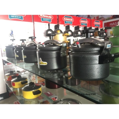 Nồi áp suất 18cm 3L - Tiết kiệm thời gian nấu ăn, giá ưu đãi 353.000₫