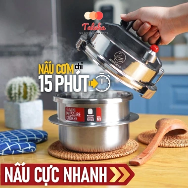 Nồi áp suất 2Good inox 304 2L đa năng dùng mọi bếp BH 12T chính hãng Giá 990.000đ