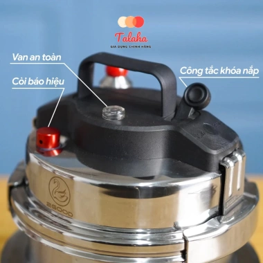 Nồi áp suất 2Good inox 304 2L đa năng dùng mọi bếp BH 12T chính hãng Giá 990.000đ