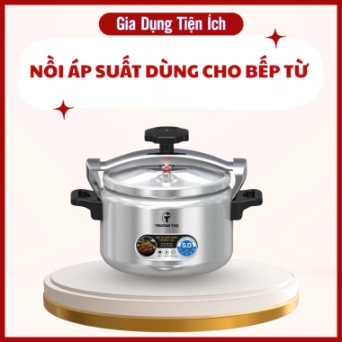 Nồi áp suất 4-10L dùng cho bếp từ, ga - Nấu nhanh, tiết kiệm, giá 416.000đ
