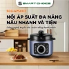 Nồi Áp Suất 4L SMARTCHOICE SCG-APS003 800W Núm Vặn Cơ, Điều Chỉnh Thời Gian, Nấu Nhanh Chống Dính, Giá Ưu Đãi 1.365.000₫ 3