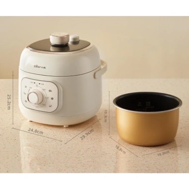 Nồi áp suất Bear 2L đa năng nấu cơm hầm - Giá chỉ 1.250.000, giảm mạnh