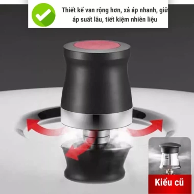 Nồi áp suất bếp gas inox 304 Supor 5L - 12 tháng bảo hành, đa dung tích 3-9L, giá ưu đãi 1.219.000 VND 7
