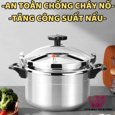 Nồi áp suất bếp từ Fujika đa năng, tiết kiệm 70% thời gian, dùng cho bếp từ, gas, hồng ngoại - Giá chỉ 375.000₫