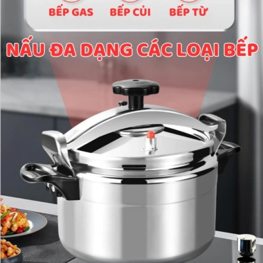 Nồi áp suất bếp từ Fujika hợp kim nhôm đa năng, dùng cho bếp từ, ga, hồng ngoại, giảm giá 410.000₫ 2