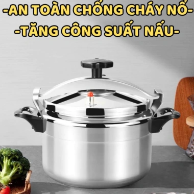 Nồi áp suất bếp từ Fujika hợp kim nhôm đa năng, dùng cho bếp từ, ga, hồng ngoại, giảm giá 410.000₫ 4