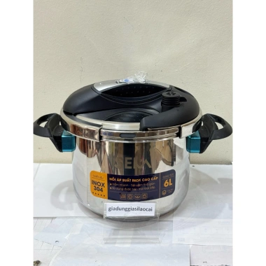 Nồi áp suất bếp từ inox 304 6L Seka - Siêu bền, giá ưu đãi 1,050,000₫ 2